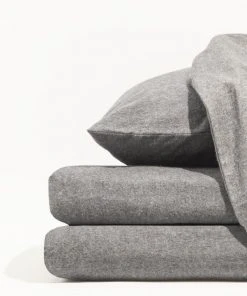 Looma Home Goods Flannel Sheet Set - Slate