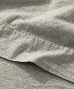 Looma Home Goods Flannel Sheet Set - Slate 2 Looma Home Goods Flannel Sheet Set - Slate