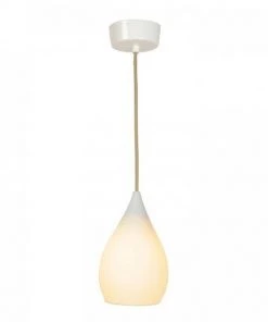 Ameico Drop One Small Pendant - White Matte Lighting