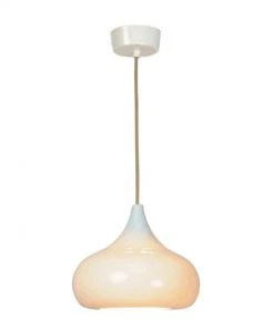 Ameico Drop Two Pendant Light - White Glossy Lighting