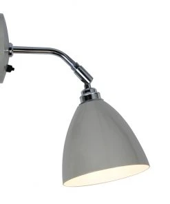 Ameico Lighting Task Short Wall Light - Putty Gray