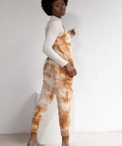 North Of West Parker Tie Dye Jumpsuit - Amber Sale