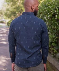 Passion Lilie Men's Admiral Ikat Button Down Shirt