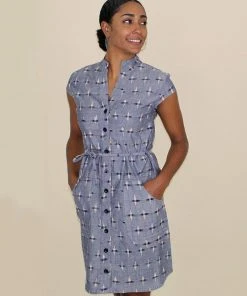 Passion Lilie Dresses Chambray Button-Up Dress