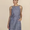 Passion Lilie Chambray Ikat Shift Dress