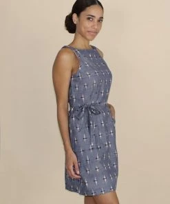 Passion Lilie Chambray Ikat Shift Dress 2 Passion Lilie Chambray Ikat Shift Dress