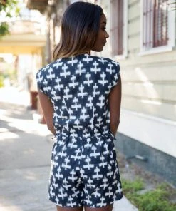 Passion Lilie Charlie Ikat Jumpsuit Clothing