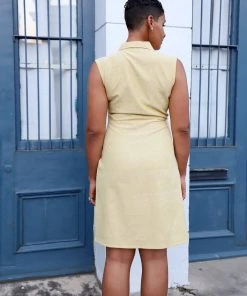 Passion Lilie Marigold Button Up Dress