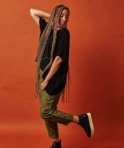 Passion Lilie Olive Crop Pants 2 Passion Lilie Olive Crop Pants