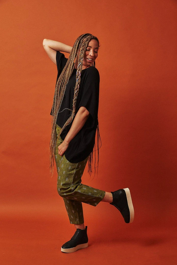 Passion Lilie Olive Crop Pants Passion Lilie Olive Crop Pants