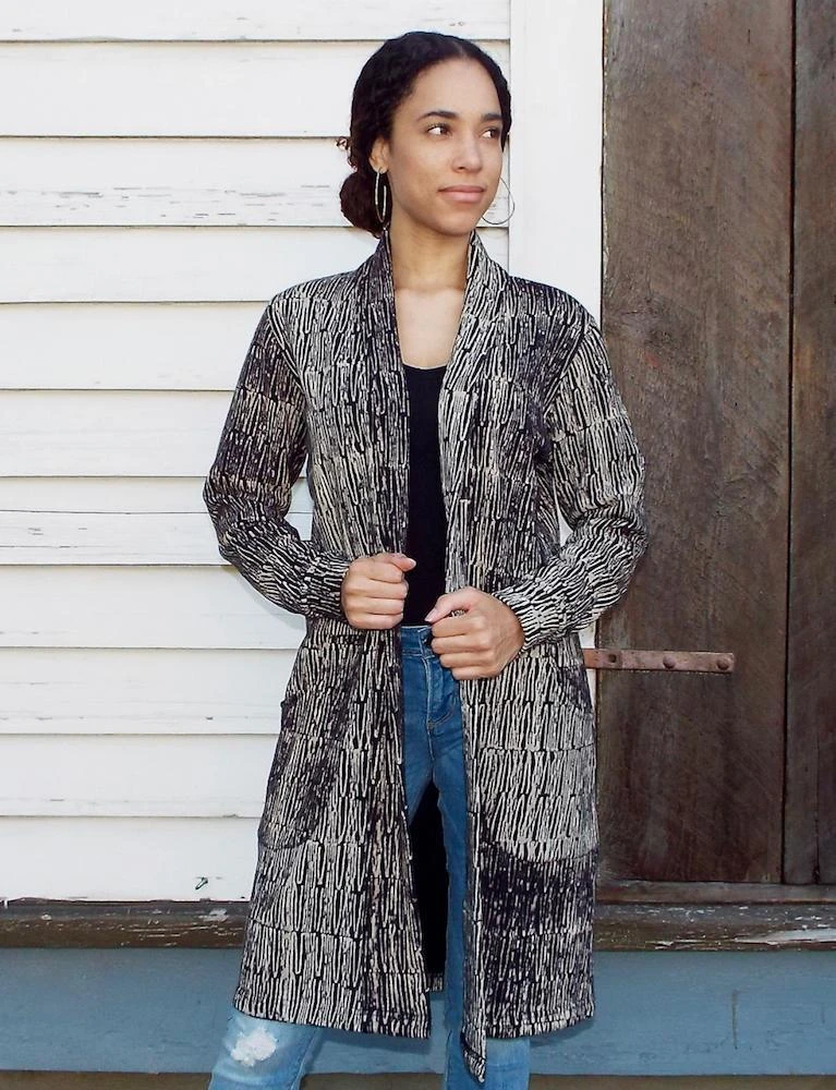 Passion Lilie Fair Trade Rhea Fleece Cardigan Passion Lilie Fair Trade Rhea Fleece Cardigan