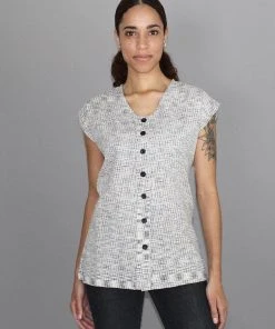 Passion Lilie Timeless Button-Up Shirt - Gray 2 Passion Lilie Timeless Button-Up Shirt - Gray