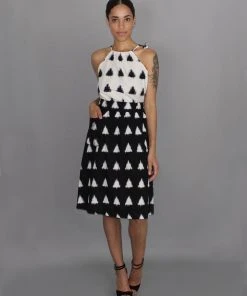 Passion Lilie Clothing Triangles Midi Skirt 2 Passion Lilie Clothing Triangles Midi Skirt