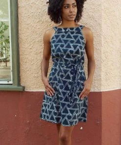 Passion Lilie Triangles Shift Dress