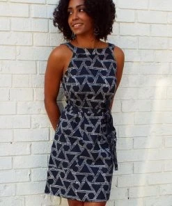 Passion Lilie Triangles Shift Dress