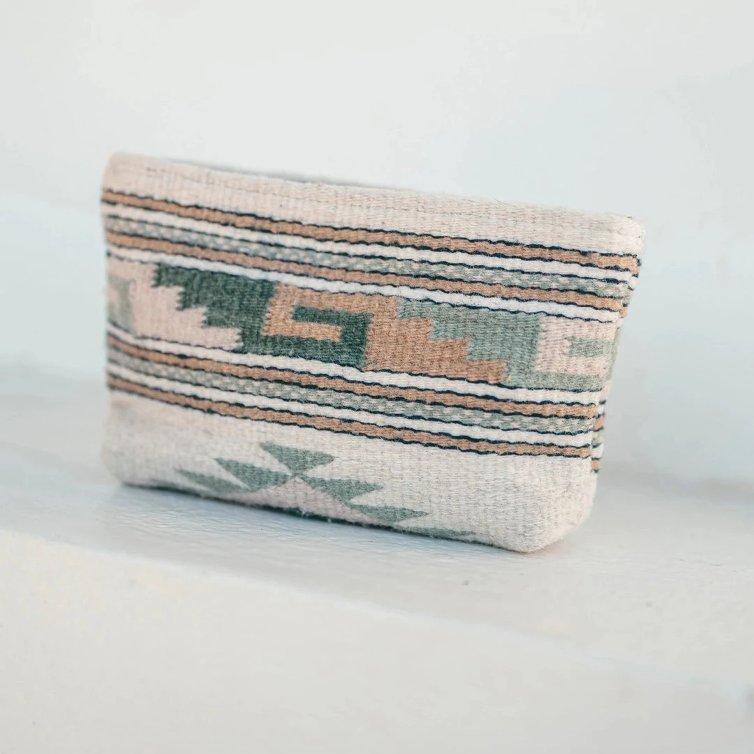 MZ Fair Trade Pastel Mitla Wool Clutch Bag MZ Fair Trade Pastel Mitla Wool Clutch Bag
