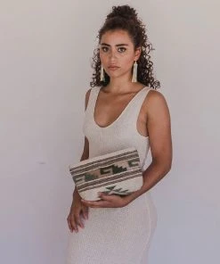 MZ Fair Trade Pastel Mitla Wool Clutch Bag 5 MZ Fair Trade Pastel Mitla Wool Clutch Bag