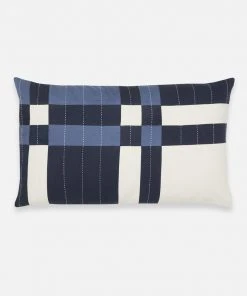 Anchal Patchwork Plaid Lumbar Pillow Home Goods
