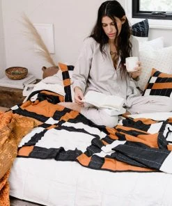 Anchal Patchwork Plaid Quilt Throw 2 Anchal Patchwork Plaid Quilt Throw