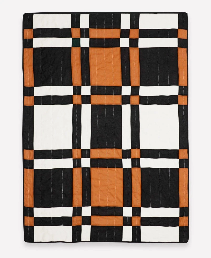 Anchal Patchwork Plaid Quilt Throw Anchal Patchwork Plaid Quilt Throw