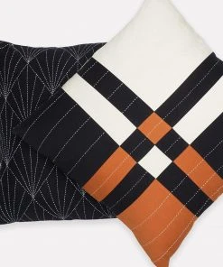 Anchal Home Goods Patchwork Plaid Throw Pillow 4 Anchal Home Goods Patchwork Plaid Throw Pillow