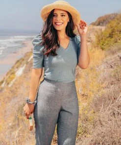 Valani Pauline Hemp Knit Puff Top