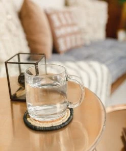 KAZI Home Goods Peach Soleil Coaster Set