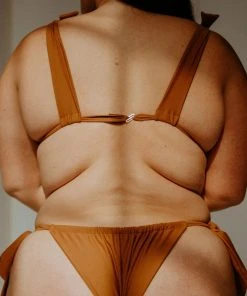 Mary Young Pelosa Recycled Tie Bikini Bottom Swim