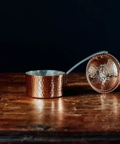 Sertodo Copper Home Goods Petite French Recycled Copper Butter Pot 2 Sertodo Copper Home Goods Petite French Recycled Copper Butter Pot