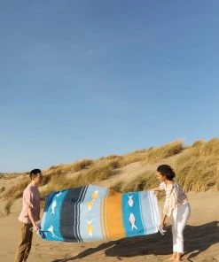 Caminito Pez Azul Upcycled Blanket