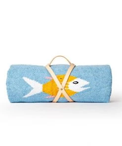 Caminito Pez Azul Upcycled Blanket