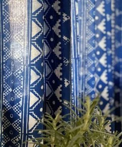 Ichcha Phulkari Indigo Curtain Panel
