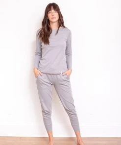 Leena & Lu Pima Long Sleeve And Jogger Set Best Sellers