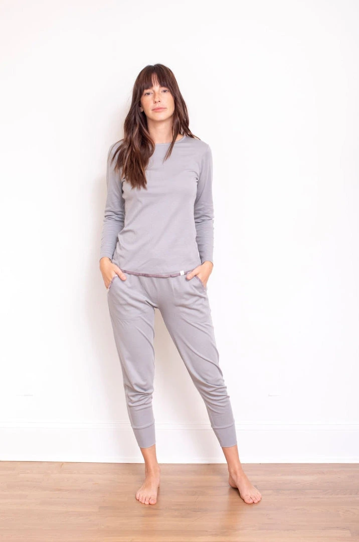Leena & Lu Pima Long Sleeve And Jogger Set Best Sellers 1 Leena & Lu Pima Long Sleeve And Jogger Set Best Sellers