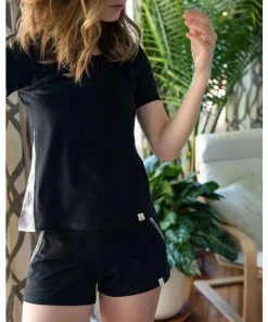 Leena & Lu Pima Short Sleeve Tee - Black BIPOC Owned 5 Leena & Lu Pima Short Sleeve Tee - Black BIPOC Owned