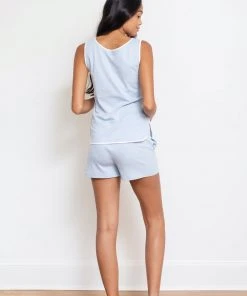 Leena & Lu Pima Tank And Short Pajama Set New Arrivals