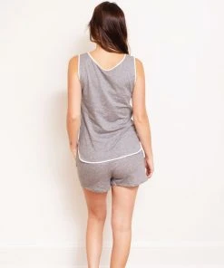 Leena & Lu Pima Tank And Short Pajama Set New Arrivals