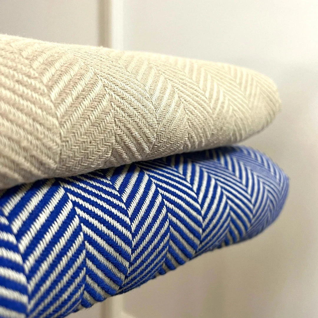 Hilana: Upcycled Cotton Pipa Upcycled Throw Blanket Hilana: Upcycled Cotton Pipa Upcycled Throw Blanket