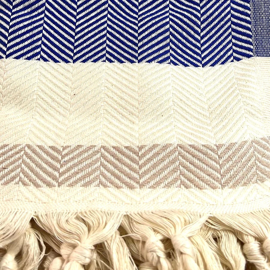 Hilana: Upcycled Cotton Pipa Upcycled Throw Blanket Hilana: Upcycled Cotton Pipa Upcycled Throw Blanket