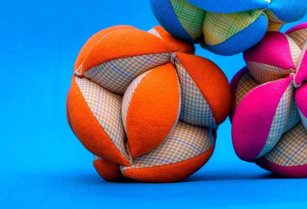 Zeki Learning Plush Puzzle Ball - Orange Baby Gifts 1 Zeki Learning Plush Puzzle Ball - Orange Baby Gifts