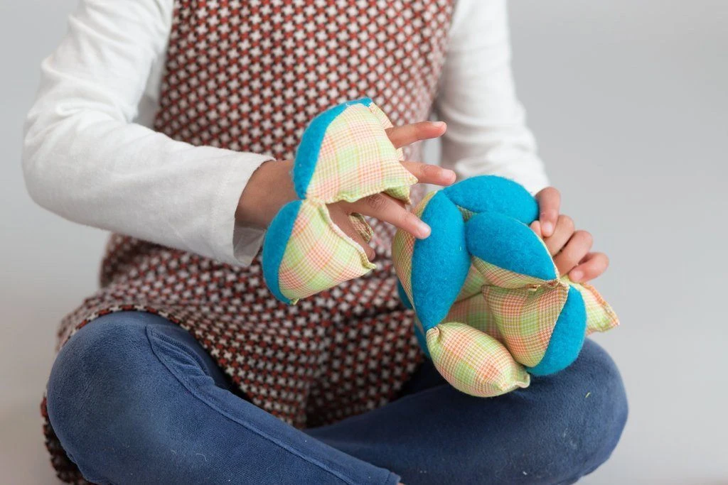 Zeki Learning Plush Puzzle Ball - Orange Baby Gifts 4 Zeki Learning Plush Puzzle Ball - Orange Baby Gifts