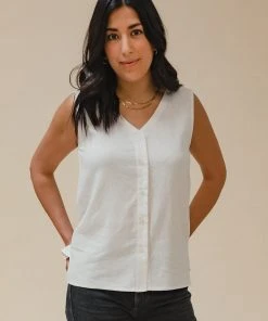 Poplinen Ada Linen Tank Best Sellers
