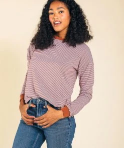 Poplinen Billie Bamboo Stripe Tee