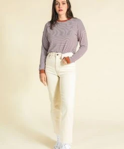 Poplinen Billie Bamboo Stripe Tee