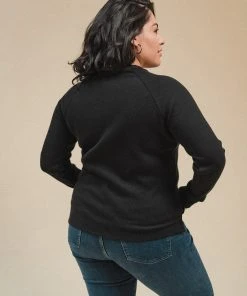 Poplinen Gloria Waffle Thermal Top - Black Clothing