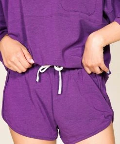 Poplinen Lourdes Tencel Lounging Shorts Clothing