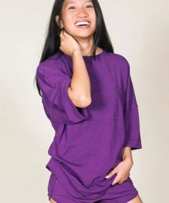 Poplinen Lourdes Tencel Lounging Tee