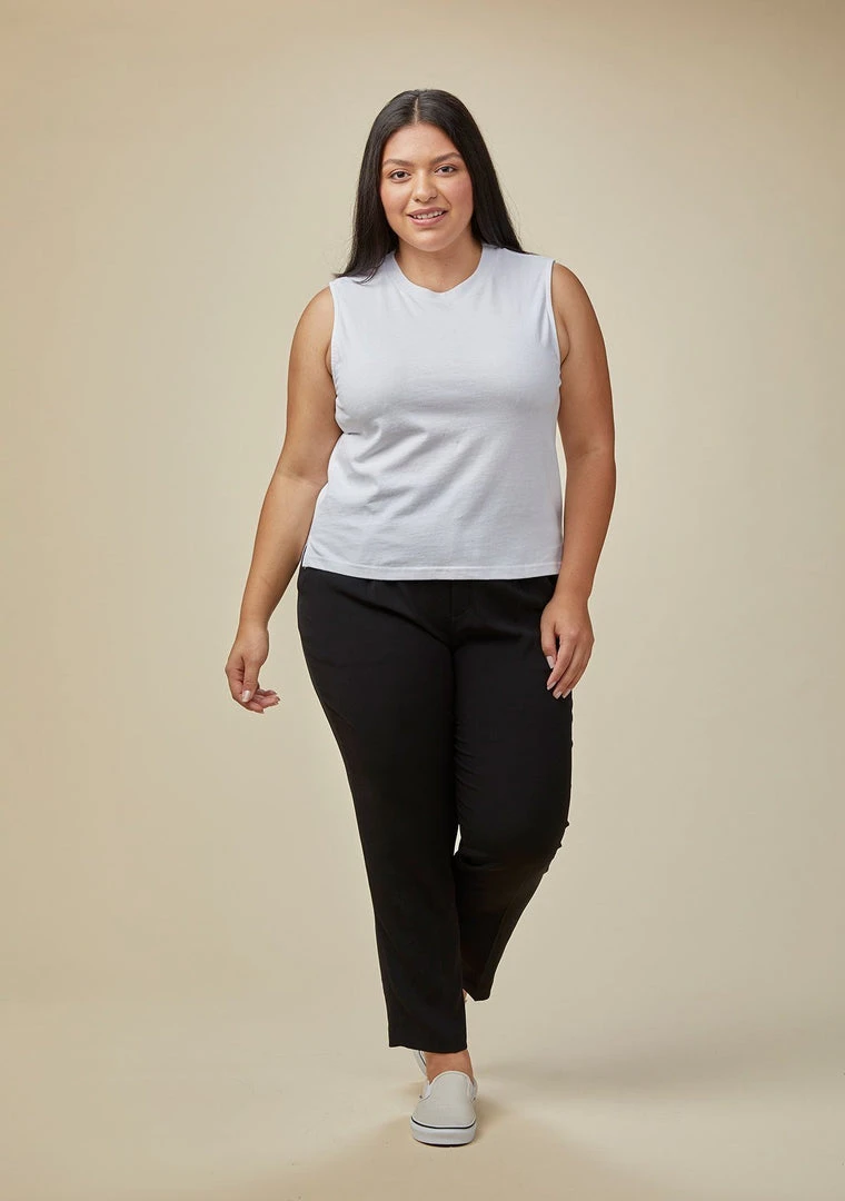 Poplinen Clothing Recy Muscle Tank - White Poplinen Clothing Recy Muscle Tank - White