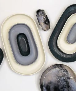 Lauren HB Studio Porcelain Oval Trays