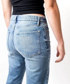 Porter Blue Rebel High Rise Straight Jean - Mabel Best Sellers